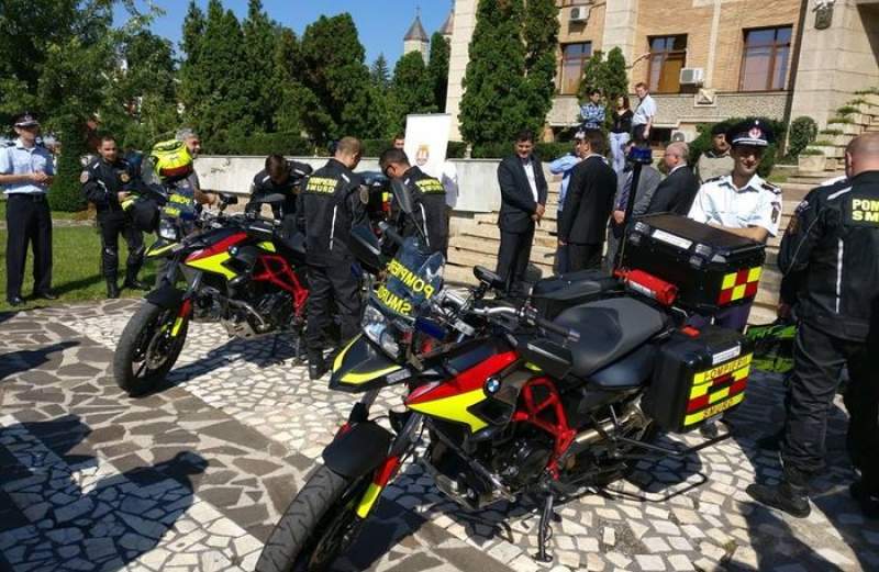 Cum arată noile motociclete din dotarea SMURS Iași