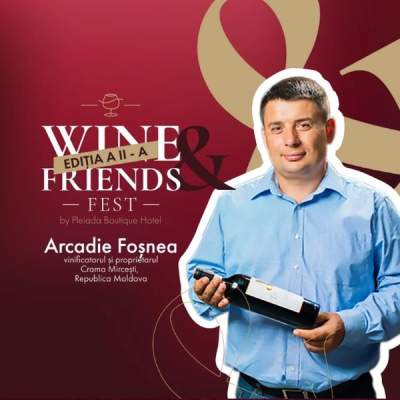 Wine and Friends Fest revine pe 23 martie la Pleiada Boutique Hotel!