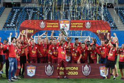 CFR Cluj, campioană a României pentru a treia oară consecutiv