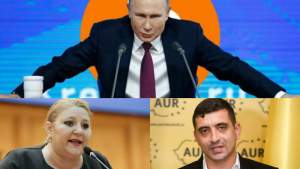 Gând la gând! Vladimir Putin, retorică similară cu cea folosită de trioul Șoșoacă-Simion-Târziu: „României și Ungariei le-au fost luate o parte din pământurile lor și au fost date Ucrainei”