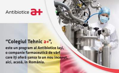 Antibiotice Iași a dat startul programului „Colegiul Tehnic a+” prin care își propune recrutarea de noi angajați din mediul rural