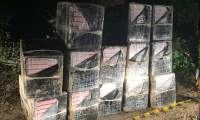 Colete cu 26.000 de pachete cu țigări de contrabandă, în valoare de peste 318.000 de lei, găsite pe malul Prutului
