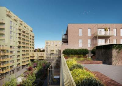 Acoperișuri verzi pe blocurile din Marmura Residence
