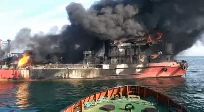 Rusia a lovit cu o rachetă un petrolier în derivă, în Marea Neagră: Kievul susține că este o navă a Republicii Moldova