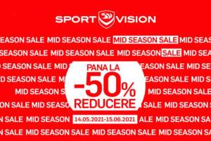 Mid Season Sale la Sport Vision, în Iulius Mall Iași