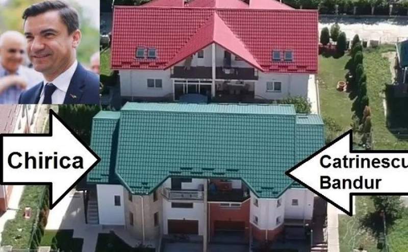 Primarul Chirica și familia Catrinescu Bandur care deține firma ce vrea contractul de 1 milion de lei de la Primărie împart acest duplex cu acoperiș verde din Platoul Însorit