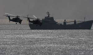Elicopter NATO, prăbușit în Marea Neagră