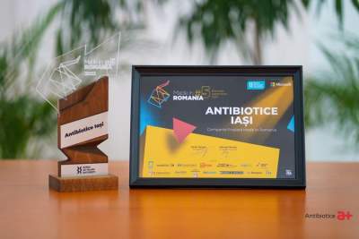 Antibiotice Iași – o companie Made in Romania, premiată de Bursa de Valori București