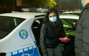 Femeia care a lovit-o în față pe Cristina Joia, reținută de polițiști