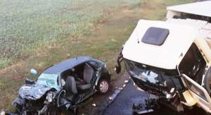 Accident mortal pe E85: impact devastator între un TIR și un autoturism