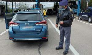 Toyota Auris furată în urmă cu o lună din Belgia, reținută la Albița