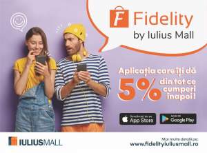Descoperă beneficiile aplicației Fidelity by Iulius Mall!