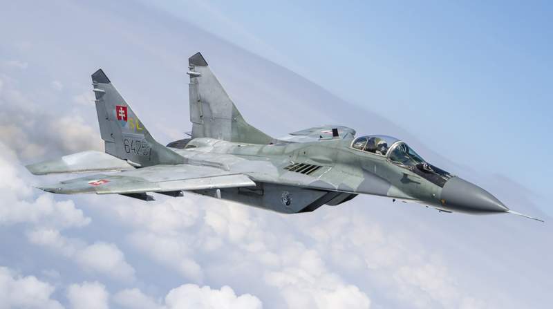 Primele patru avioane de vânătoare MiG-29 slovace au fost livrate Ucrainei