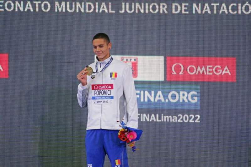 David Popovici câștigat medalia de AUR la 200 m liber, la Mondialele de juniori
