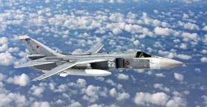 Bombardier rusesc SU-24 prăbușit la scurt timp după decolare: este al patrulea avion care cade într-o lună (VIDEO)