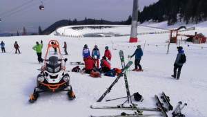 Bărbat decedat pe o pârtie de schi din Poiana Brașov după o criză de epilepsie