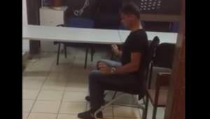 Vedetă până la capăt! Boureanu a tras o cântare la secție după ce s-a bătut cu polițiștii de la Rutieră (VIDEO)