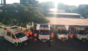 Ambulanțierii din Timișoara, înjurați după ce au pornit sirenele în memoria unei colege care a murit de Covid-19 (VIDEO)
