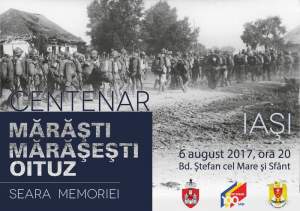 Ieșenii aduc un omagiu eroilor români de la Mărăşti, Mărăşeşti şi Oituz