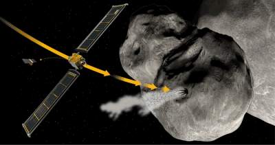 Momentul în care o navetă spațială a NASA lovește asteroidul Dimorphos (VIDEO)