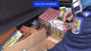 Peste 5 tone de materiale pirotehnice confiscate în urma unor percheziții, în Capitală