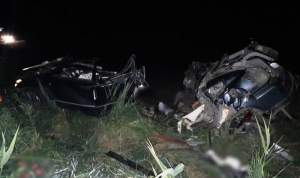 Șofer român mort pe loc după ce mașina în care se afla s-a rupt în două pe o șosea din Ungaria (VIDEO)