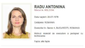 Antonina Radu, unul dintre pompierii condamnați în dosarul „Colectiv”, e de negăsit! Femeia a fost dată în urmărire generală