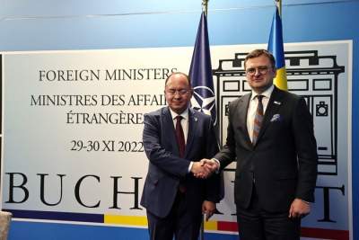 Ministrul Aurescu i-a cerut lui Kuleba ca Ucraina să recunoască inexistenţa aşa-zisei „limbi moldoveneşti&quot;