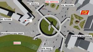 Propunere inedită de reamenajare a zonei Podu-Roș pentru fluidizarea traficului (VIDEO)