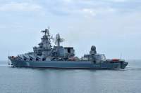 Nava amiral a flotei ruse la Marea Neagră a fost lovită de rachetele ucrainene