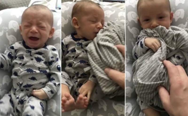 VIRAL. Trucul prin care un bebeluş se opreşte din plâns aproape imediat (VIDEO)