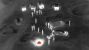 „Rebelii” din Pătrăuți: 15 persoane din „zona roșie”, surprinse de drona Poliției la un grătar în miez de noapte (VIDEO)