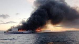 29 de români se aflau la bordul feribotului Olympia, care a luat foc în Grecia. Anunțul MAE