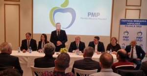 Cristian Diaconescu, prezent la Iași pentru a valida schimbarea lui Petru Movilă din funcția de lider al filialei PMP