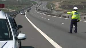 Șofer din București, depistat cu 238 km/h pe Autostrada A3