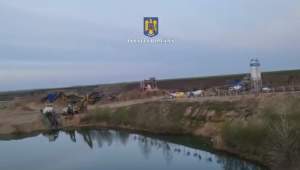 Percheziții în Arad, într-un dosar de evaziune fiscală. Peste un milion de tone de agregate minerale, exploatate ilegal (VIDEO)