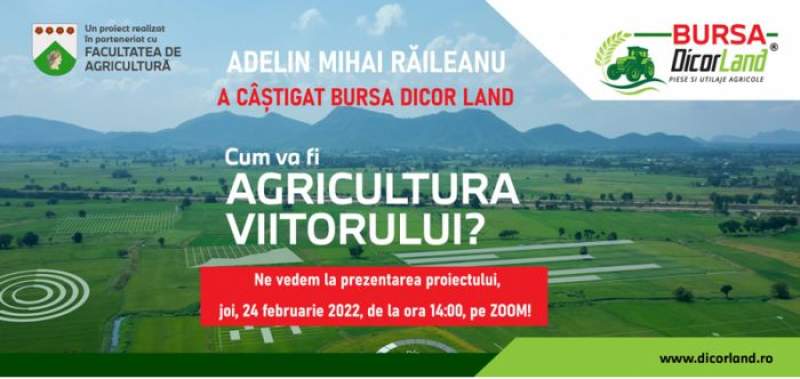 USV Iași: Agricultura 4.0 – tema abordată în proiectul studentului care a câștigat bursa de 1000 de euro