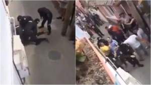 Șapte persoane, reținute după încăierarea în plină stradă de la Blaj (VIDEO)