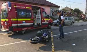 Imagini şocante de la accidentul de la Probota în care un motociclist a murit alături de soţia sa (VIDEO)