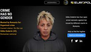 Româncă de 43 de ani, pe lista celor mai căutate infractoare din Europa: are patru condamnări la activ. Ce acuzații i se aduc