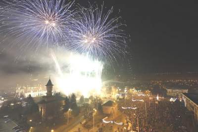 Spectacol grandios în noaptea de Revelion, la Iași (FOTO)