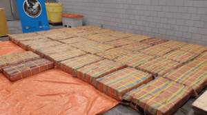 Trei tone de cocaină, descoperite într-un transport de piure de banane în portul Rotterdam