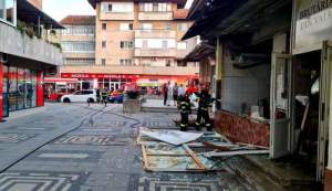 Explozie urmată de incendiu la o pizzerie din Pașcani