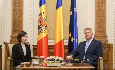 Președintele Republicii Moldova efectuează joi o vizită în România: Maia Sandu va fi primită de Klaus Iohannis