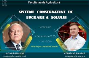 Digitalizarea agriculturii, lucrări conservative, sisteme de autoghidare și alte teme de actualitate prezentate studenților USV Iași de către cel mai prestigios agronom român