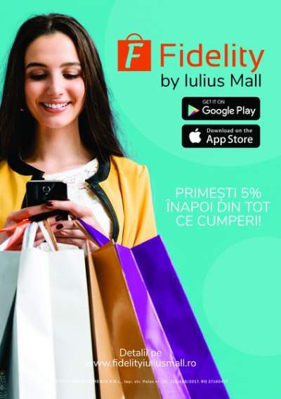 Descoperă noile cadouri oferite prin aplicația „Fidelity by Iulius Mall”!