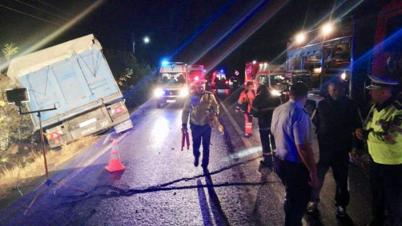 Tragedie în Ialomița: 10 morți și 7 răniți într-un cumplit accident rutier produs între Slobozia și Urziceni (VIDEO)