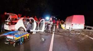 Cinci spanioli, răniți în urma unui accident pe Valea Oltului: traficul pe DN 7 e blocat