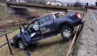 Mașină a Poliției Locale Iași implicată într-un accident, în Galata (VIDEO)
