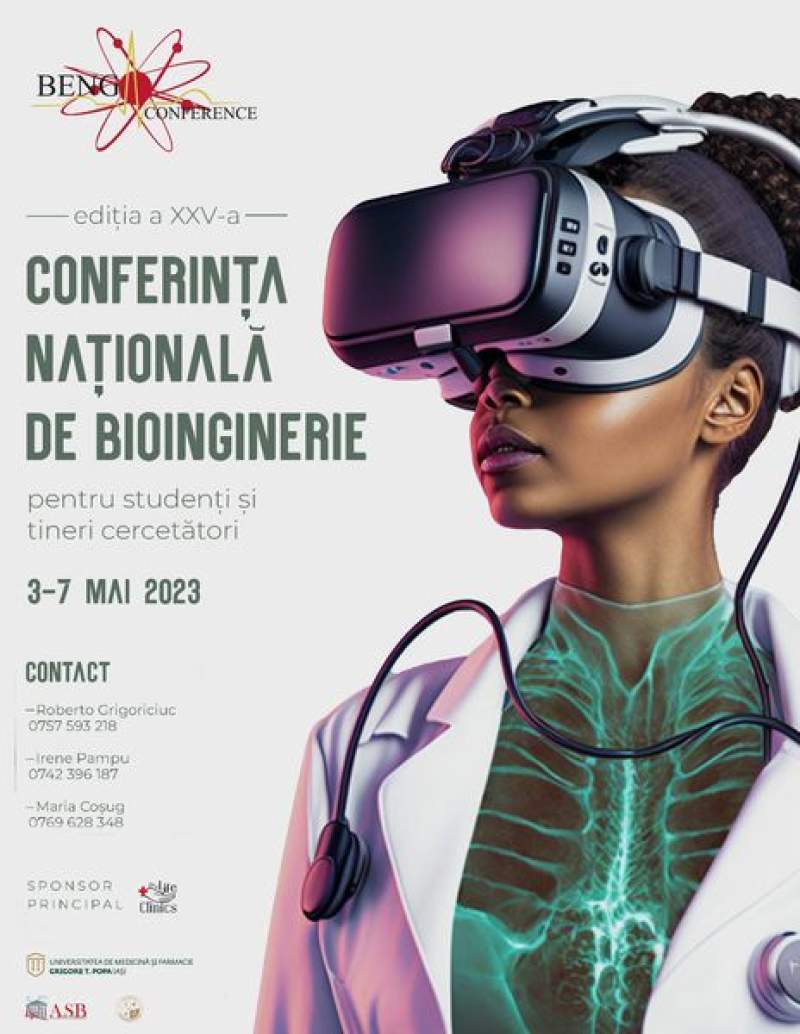 Conferința Națională de Bioinginerie pentru Studenți și Tineri Cercetători - Ediția a XXV-a